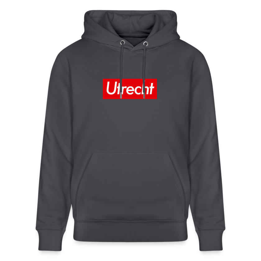 Utrecht hoodie. Uniseks bio-hoodie. - indigo