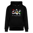 Three bad #ass little birds, bob Marley Amsterdam Uniseks bio-hoodie - zwart