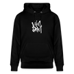 Witte letters Volendam hoodie. Uniseks bio-hoodie. - zwart