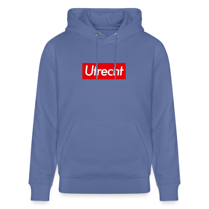 Utrecht hoodie. Uniseks bio-hoodie. - blauw