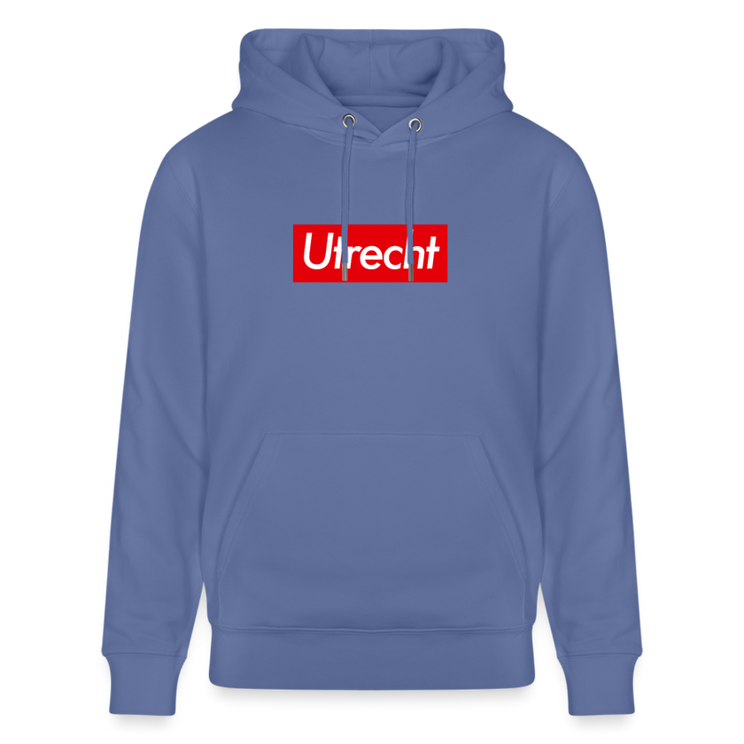 Utrecht hoodie. Uniseks bio-hoodie. - blauw