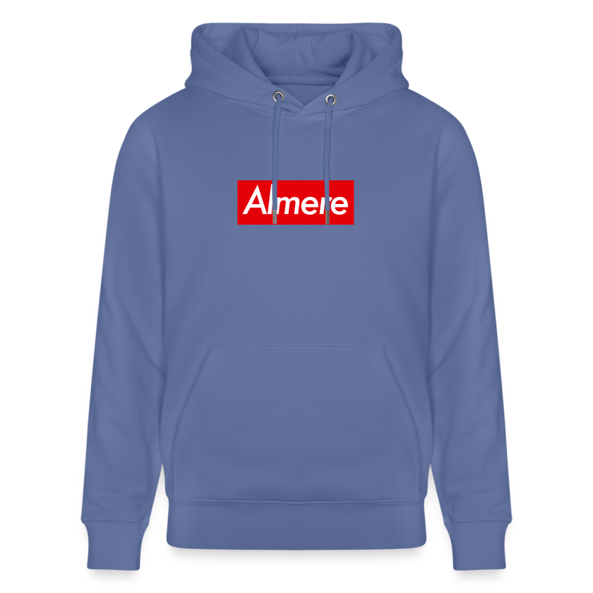 Almere hoodie. Uniseks bio-hoodie. - blauw