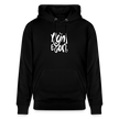 Witte letters Nijmegan trui. Uniseks bio-hoodie. - zwart