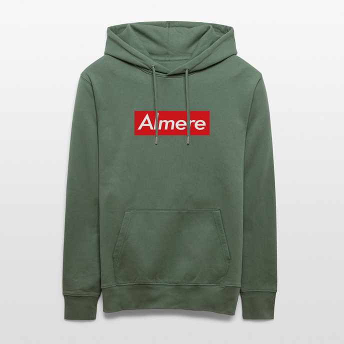 Almere hoodie. Uniseks bio-hoodie. - dennengroen