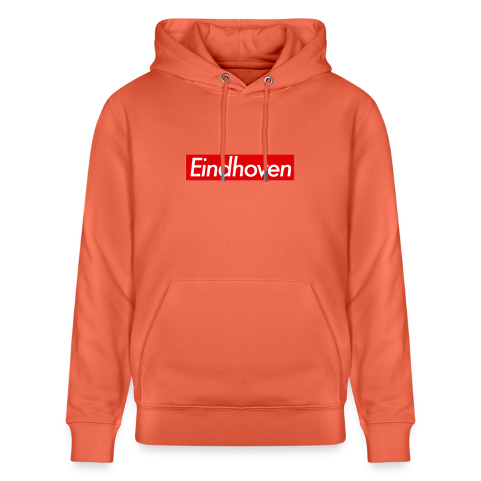 Eindhoven hoodie. Uniseks bio-hoodie. - lichtrood