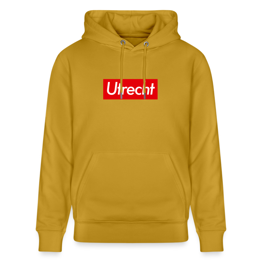 Utrecht hoodie. Uniseks bio-hoodie. - oker