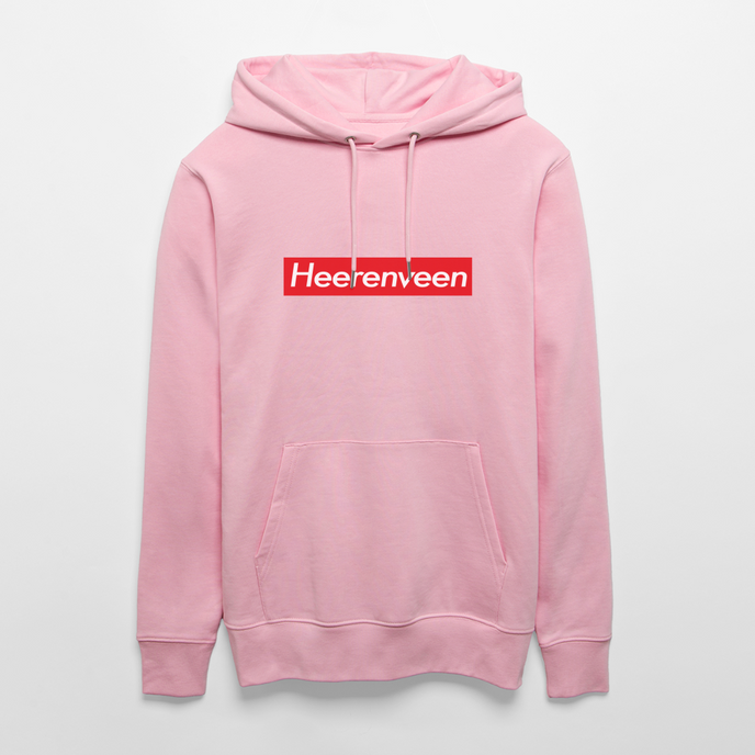 Heerenveen hoodie. Uniseks bio-hoodie. - lichtroze