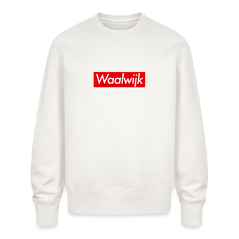 Waalwijk trui. Uniseks oversize bio-sweater. - OFF WHITE