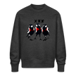 Three cool little birds Amsterdam Uniseks oversize bio-sweater - donkergrijs gemêleerd