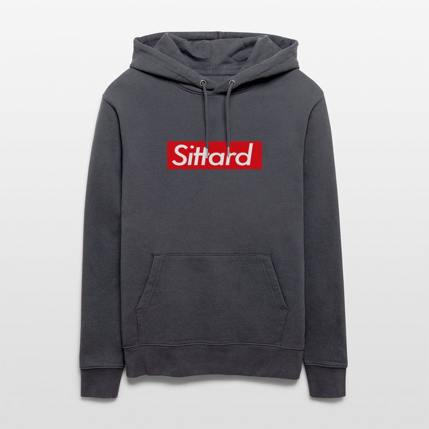 Sittard hoodie. Uniseks bio-hoodie. - indigo