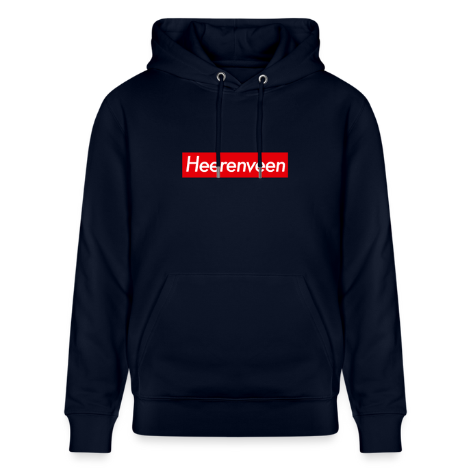 Heerenveen hoodie. Uniseks bio-hoodie. - marine