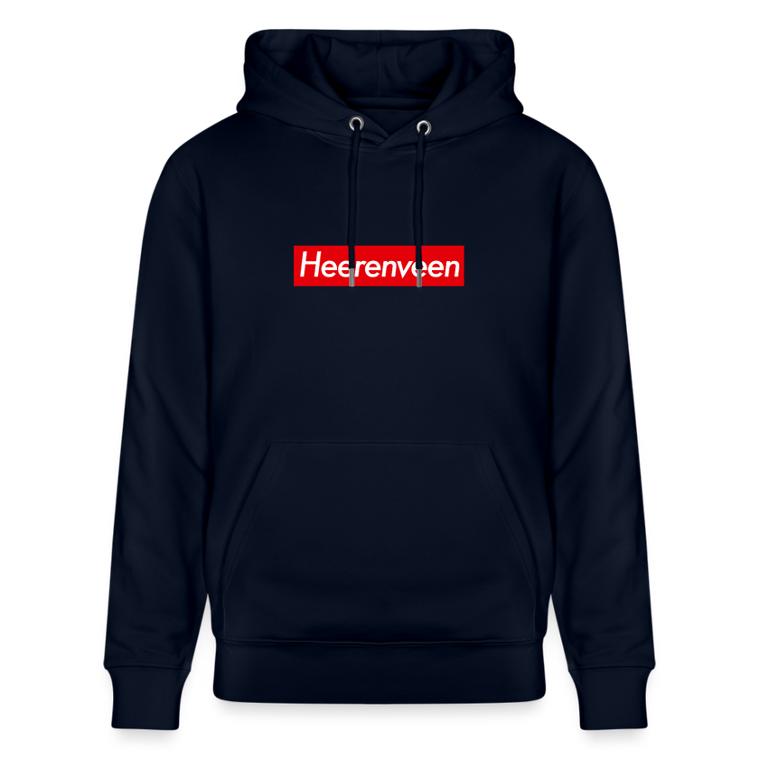 Heerenveen hoodie. Uniseks bio-hoodie. - marine