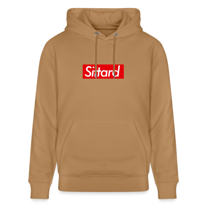 Sittard hoodie. Uniseks bio-hoodie. - Latte