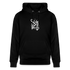 Witte letters Sittard trui. Uniseks bio-hoodie. - zwart