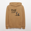 Boefjes Zwolle. Uniseks bio-hoodie. - Latte