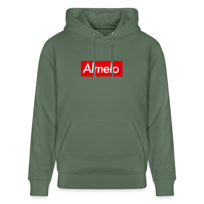 Almelo hoodie. Uniseks bio-hoodie. - dennengroen