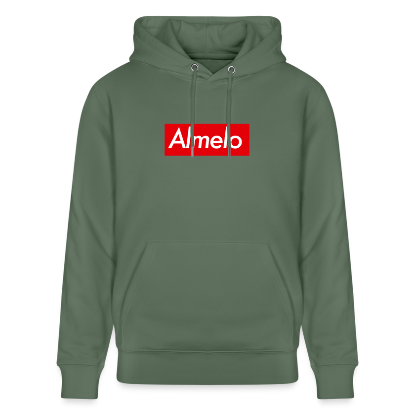 Almelo hoodie. Uniseks bio-hoodie. - dennengroen