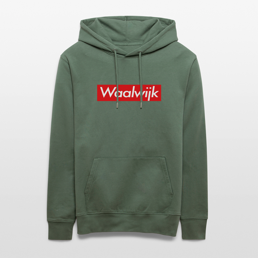 Waalwijk hoodie. Uniseks bio-hoodie. - dennengroen