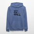 Boefjes Rotterdam. Uniseks bio-hoodie. - blauw