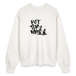 Boefjes Rotterdam. Uniseks oversize bio-sweater. - OFF WHITE