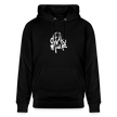 Witte letters Alkmaar trui. Uniseks bio-hoodie. - zwart