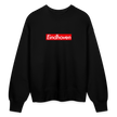 Eindhoven trui . Uniseks oversize bio-sweater. - zwart