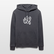 Witte letters Almere trui. Uniseks bio-hoodie. - indigo