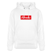 Almelo hoodie. Uniseks bio-hoodie. - wit