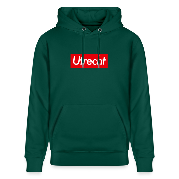 Utrecht hoodie. Uniseks bio-hoodie. - forest