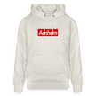 Arnhem hoodie. Uniseks bio-hoodie. - beige gemêleerd