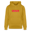 Amsterdam hoodie. Uniseks bio-hoodie. - oker