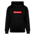 Rotterdam hoodie. Uniseks bio-hoodie. - zwart