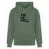 Boefjes Amsterdam. Uniseks bio-hoodie. - dennengroen