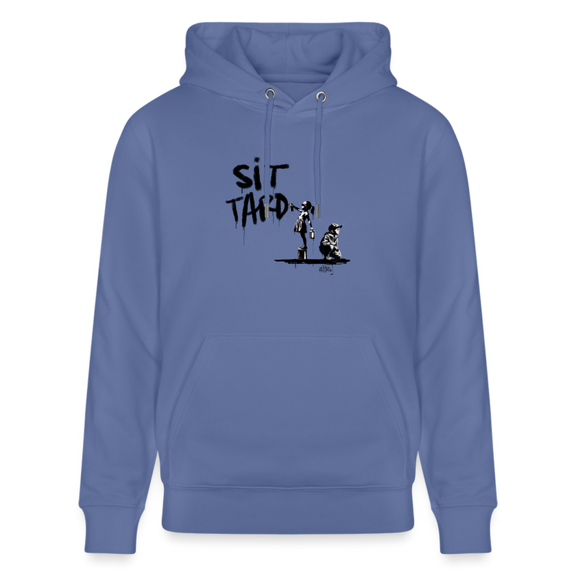 Boefjes Sittard. Uniseks bio-hoodie. - blauw