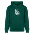 Witte letters Twente trui. Uniseks bio-hoodie. - forest