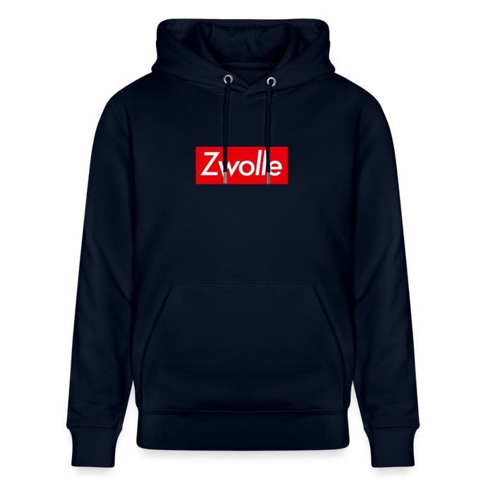 Zwolle hoodie. Uniseks bio-hoodie. - marine