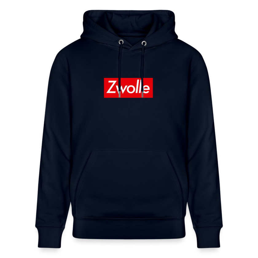 Zwolle hoodie. Uniseks bio-hoodie. - marine