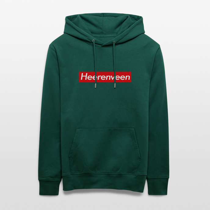 Heerenveen hoodie. Uniseks bio-hoodie. - forest