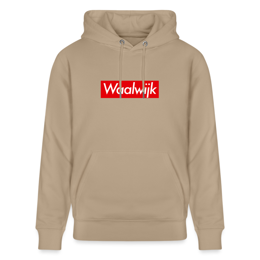 Waalwijk hoodie. Uniseks bio-hoodie. - beige