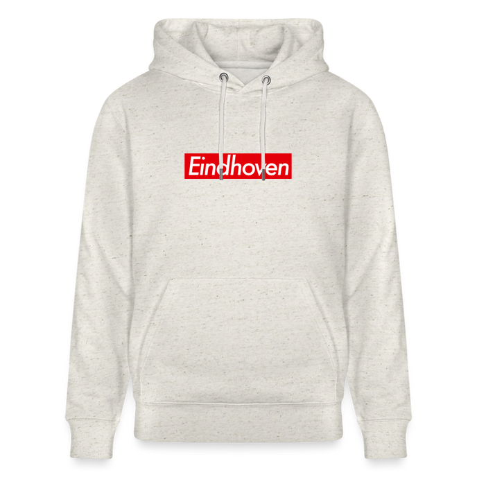 Eindhoven hoodie. Uniseks bio-hoodie. - beige gemêleerd