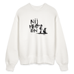 Boefjes Nijmegen. Uniseks oversize bio-sweater. - OFF WHITE