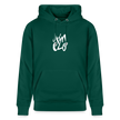 Witte letters Almelo trui. Uniseks bio-hoodie. - forest