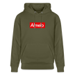 Almelo hoodie. Uniseks bio-hoodie. - kakigroen