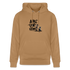 Boefjes Amsterdam. Uniseks bio-hoodie. - Latte