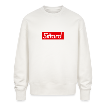 Sittard trui. Uniseks oversize bio-sweater. - OFF WHITE