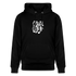 Witte letters Waalwijk hoodies. Uniseks bio-hoodie. - zwart