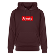 Almelo hoodie. Uniseks bio-hoodie. - maroon