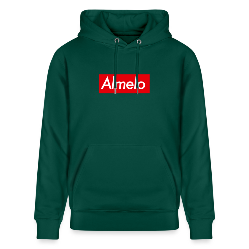 Almelo hoodie. Uniseks bio-hoodie. - forest