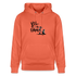 Boefjes Volendam. Uniseks bio-hoodie. - lichtrood