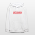 Rotterdam hoodie. Uniseks bio-hoodie. - wit